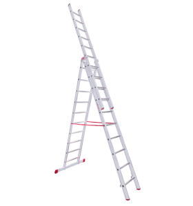 Akrobat Marka Çok Amaçlı 3 Parçalı Alüminyum Merdiven 2,5X3 (Kargo Şubesi Teslimlidir)